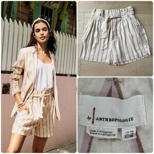 Anthropologie Edisto Paperbag-Waisted Shorts